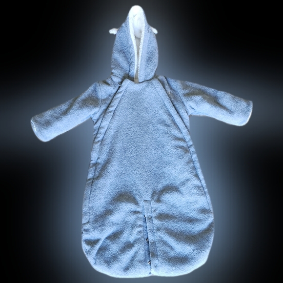 #KI30 Baby Gap Cozy Infant Sleeper Blanket With Hood - Picture 1 of 10